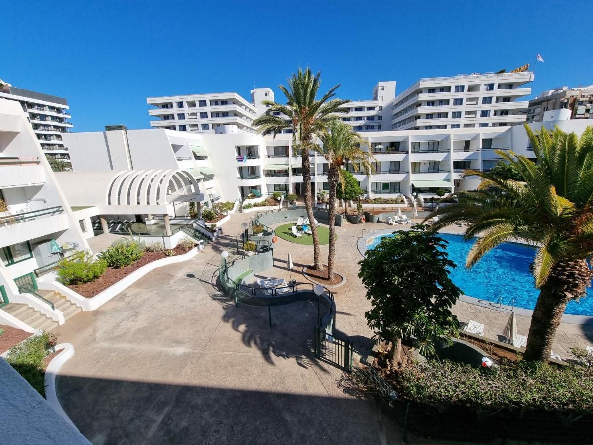 Apartment Casa Palmera Only 150 Meters To The Beach, Heated Pool, Wifi, Sat-Tv, Balcony With Poolview Arona  Exterior photo