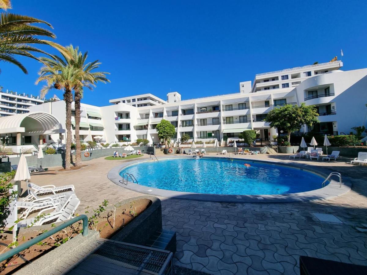Apartment Casa Palmera Only 150 Meters To The Beach, Heated Pool, Wifi, Sat-Tv, Balcony With Poolview Arona  Exterior photo